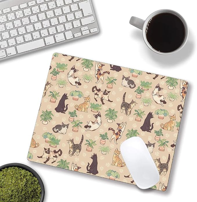 Hokafenle Cute Cats Pattern Mouse Mat - Image 4
