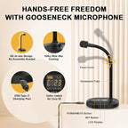 4-Channel Wireless Conference Microphone System, UHF Compact Cordless Mic Set - Image 2