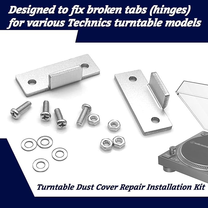 Turntable Dust Cover Hinges - Image 2