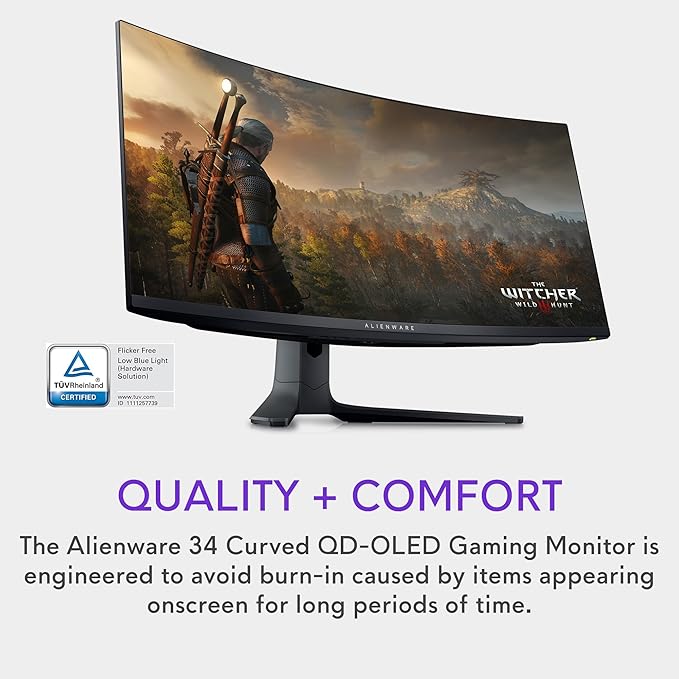Alienware AW3423DWF Curved QD-OLED Gaming Monitor - Image 7