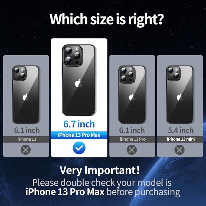 Camera Stand Case for iPhone 13 Pro Max, 2024 Version Military Grade Protective - Image 6