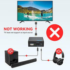 VPFET HDMI Audio Extractor 4K HDMI to Optical 3.5mm AUX Audio Adapter Splitter - Image 2