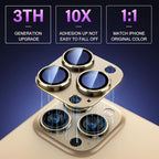 Uyiton for iPhone 14 Pro/iPhone 14 Pro Max Camera Lens Protector, 9H Tempered - Image 2