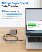 SUNGUY USB C Android Auto Cable 5FT, 3A USB C 3.1 Gen 2 to USB Cable 10Gbps - Image 4
