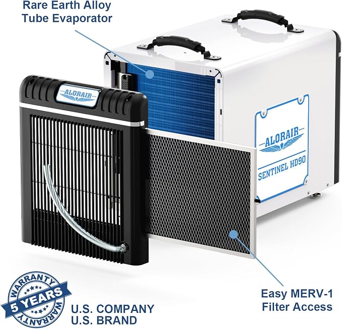 ALORAIR Basement/Crawl Space Dehumidifiers 198 Pint, 90 PPD, Auto Defrosting - Image 7