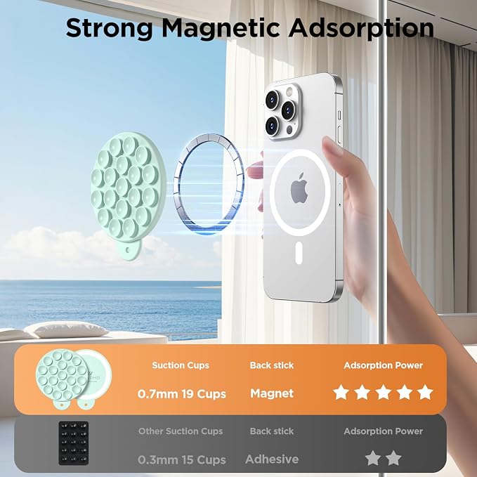 Magnetic Suction Cup Phone Mount - Image 4