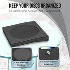 Flexzion DVD CD Sleeves 100 Pack - Image 5