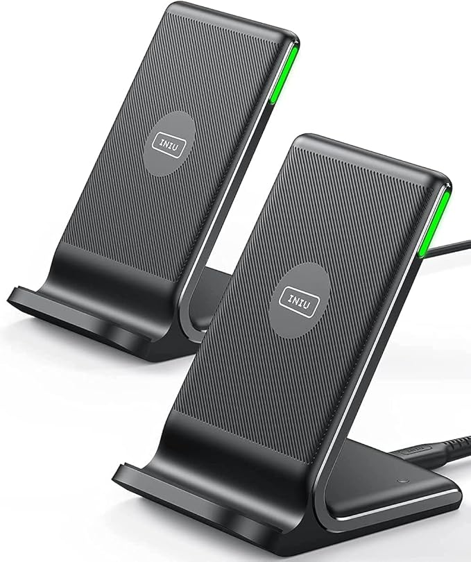 INIU Wireless Charger, 15W Fast Wireless Charging Stand by INIU
