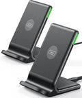 INIU Wireless Charger, 15W Fast Wireless Charging Stand by INIU