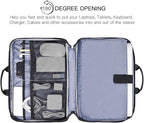 14 15 Inch Waterproof Laptop Sleeve Men Women TSA Briefcase - Image 2
