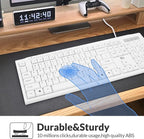 Rii RK907 Ultra-Slim Compact USB Wired Keyboard - Image 7