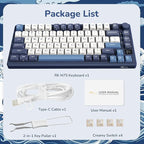 RK ROYAL KLUDGE M75 Wireless Mechanical Keyboard w/Screen and Volume Knob - Image 8