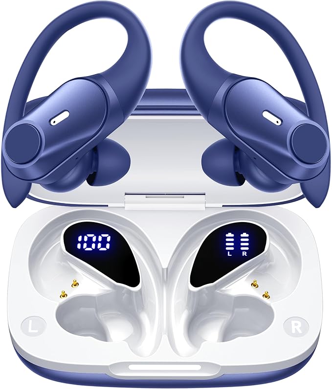 Active Noise Cancelling Ear Buds Wireless Earbuds 80H Playtime Bluetooth by GOLREXWIRELESSEARBUDS