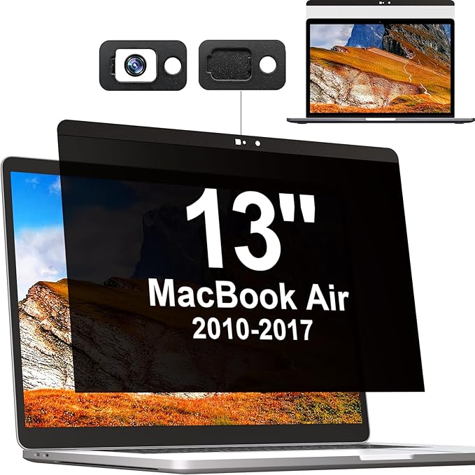 Mamol Privacy Screen MacBook Air 13 Inch, Magnetic Removable Anti Blue Light by Mamol
