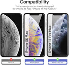 NEW'C 3 Pack Privacy for iPhone 11 Pro Max, iPhone XS Max Screen Protector - Image 2