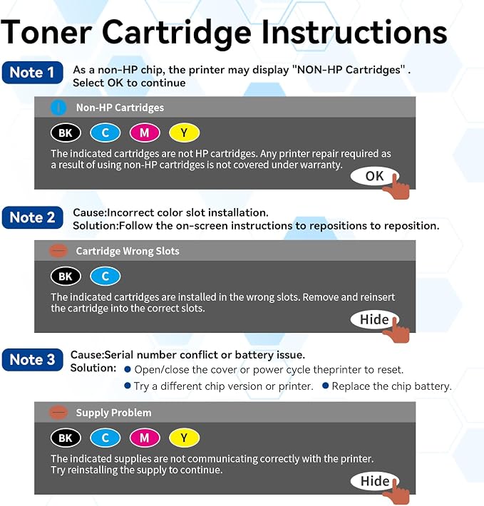 LEMERO 218A Toner Cartridges 4 Pack 218X Compatible Replacement - Image 6