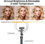70.9" Auto Face Tracking Tripod 360° Rotation - Image 3