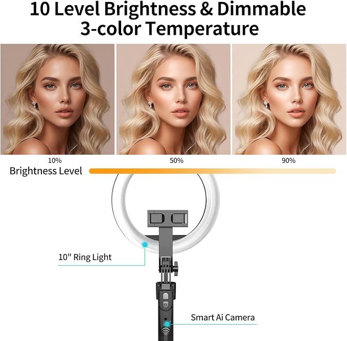70.9" Auto Face Tracking Tripod 360° Rotation - Image 3