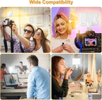 Selfie Light, LED Camera Light Video Lights 60 LED 2200mAh Rechargeable Phone - Image 6