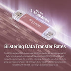 Transcend 512GB External SSD, Dual USB Flash Drive - Image 2