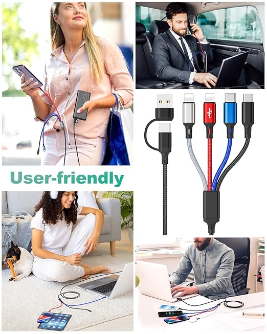HanCenDa 4 in 2 Multi Charging Cable - Image 5