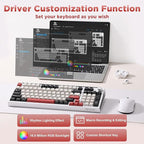 K98 Wireless Mechanical Keyboard, Tri-Mode BT5.0/2.4GHz/USB-C Hot Swappable - Image 7