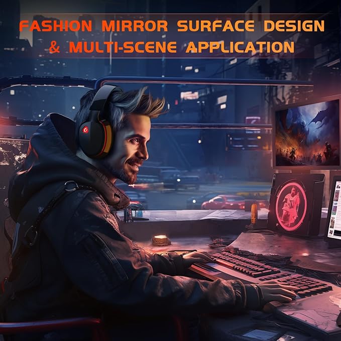 2.4GHz Wireless Gaming Headset for PS5, PS4 Fortnite & Call of Duty/FPS Gamers - Image 8