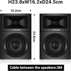 SW205 4" Bookshelf Speakers | Immersive HiFi Audio - Image 2