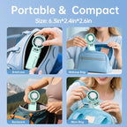 Handheld Portable Fan with Ice Cooler: 100-Speed 5500mAh Rechargeable Handheld - Image 8