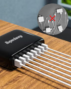 USB Charger Station, SUPERDANNY 8-Port Desktop Charging Station - Image 6