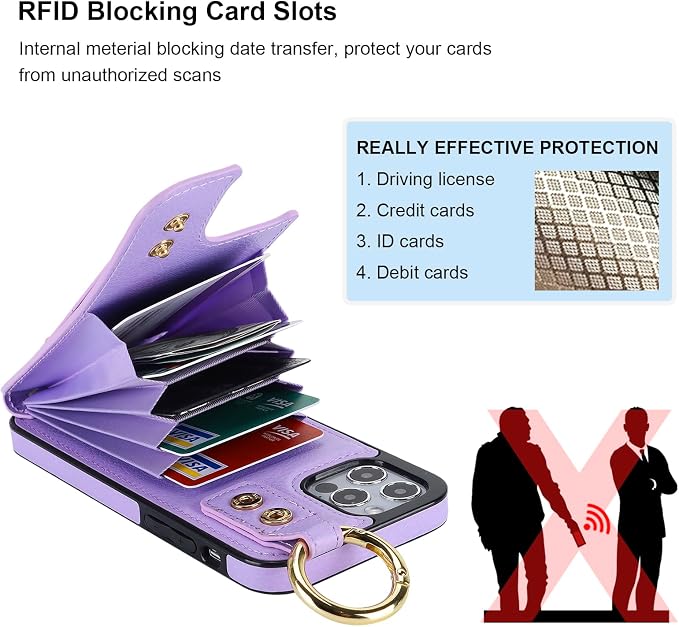 Folosu for iPhone 12/12 Pro Wallet Case - Image 5