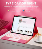 Compatible with iPad Air 11 Inch & Air 5th/ Air 4th Generation Case with - Image 7