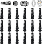 18 Pcs Waterproof Cable Gland, PG13.5 Thread, Made of PA66 Material, waterproof by Aandxmok