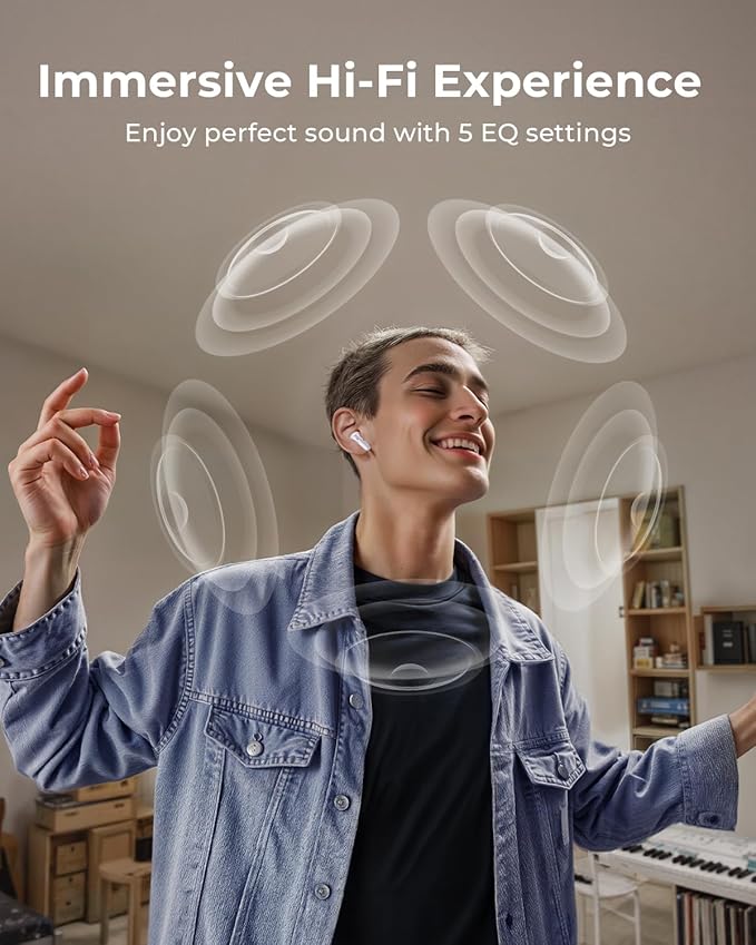 Wireless Earbuds, Ear Buds Active Noise Cancelling - Image 6