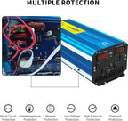 Yinleader 3500 Watt Pure Sine Wave Power Inverter 12V DC to 110V/120V AC - Image 6
