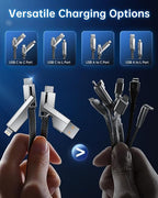 4-in-1 Compatible with USB C to Lightning Cable, 45W High-Speed Charging & Fast - Image 2