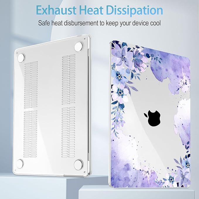 Mektron for 2025 M4 MacBook Air 13.6 Inch A3240 Case Fits 2023 A2681 M2 2024 - Image 4