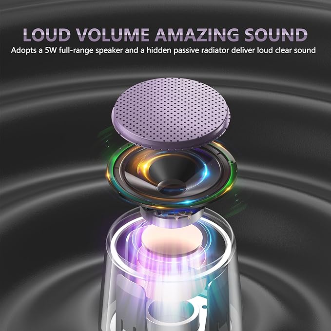 INSMY C17-MAX, Waterproof Small Bluetooth Speaker, Rich Audio - Image 4