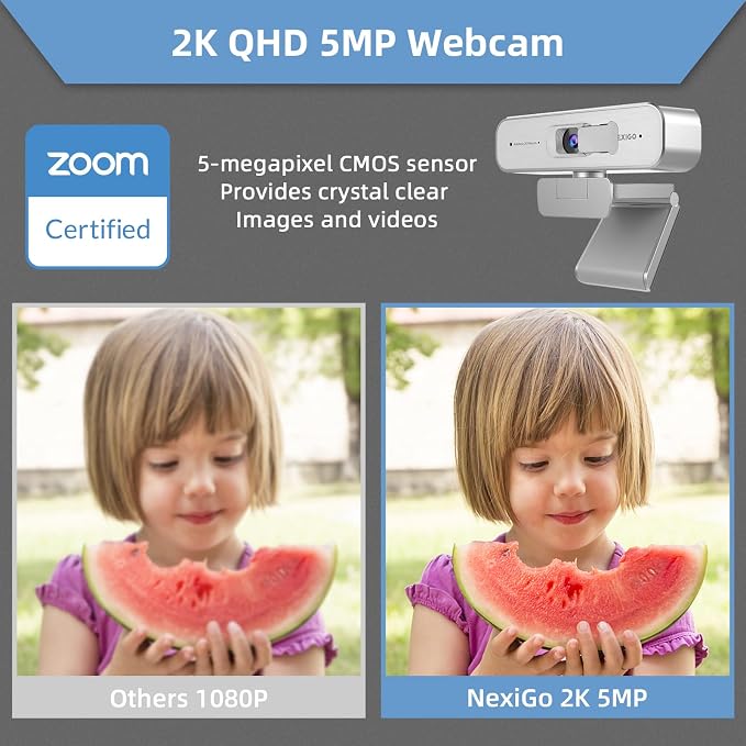 NexiGo N940P 2K Zoomable Webcam - Image 5