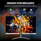 CRUA 24.5" White Gaming Monitor, 200Hz FHD VA Screen Computer Monitor, Supports - Image 4