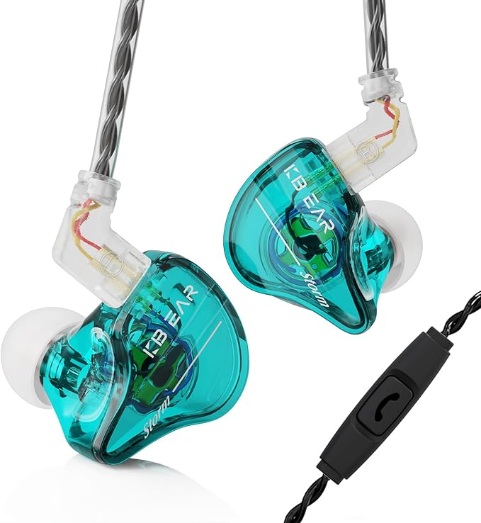 KBEAR Storm Wired Earbuds in Ear Headphones by Yinyoo