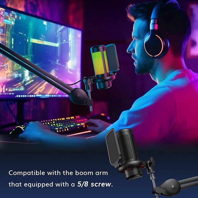 TONOR Gaming Microphone Set, USB Condenser Mic - Image 8