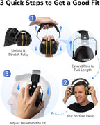 Dr.meter Noise Reduction Ear Muffs, Noise Cancelling Headphones - Image 8
