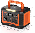 EBL Portable Power Station 1000W, Camping Solar Generator 270000mAh - Image 7