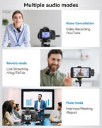 PQRQP 3 in 1 Microphone for iPhone/Android/Camera, Wireless Lavalier Microphone - Image 7