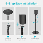Adjustable Height Speaker Stands Compatible - Image 5