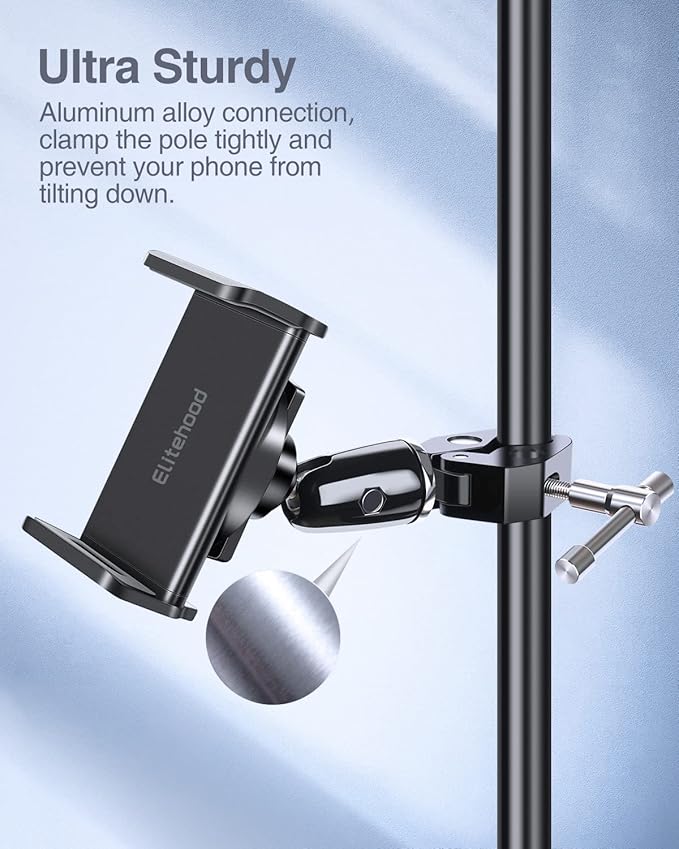 elitehood 360 Swivel Tilt Phone Holder and Mount, Adjustable - Image 8
