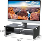 Zimilar Monitor Stand, 2-Tier Laptop Computer Monitor Stand Riser - Image 3