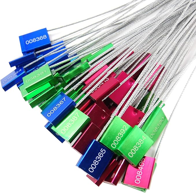 Tamper Evident Pull Tite Security Cable Seals Alumium Alloy Shipping Container - Image 9