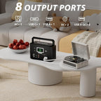 200W Portable Power Station, mormluck 118Wh Solar Generators - Image 2